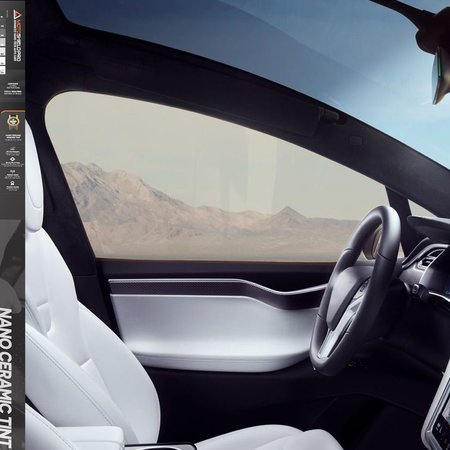 MOTOSHIELD PRO Nano Ceramic Window Tint Film for Auto, Car, Truck | 50% VLT (20” in x 15’ ft Roll) 450-2015